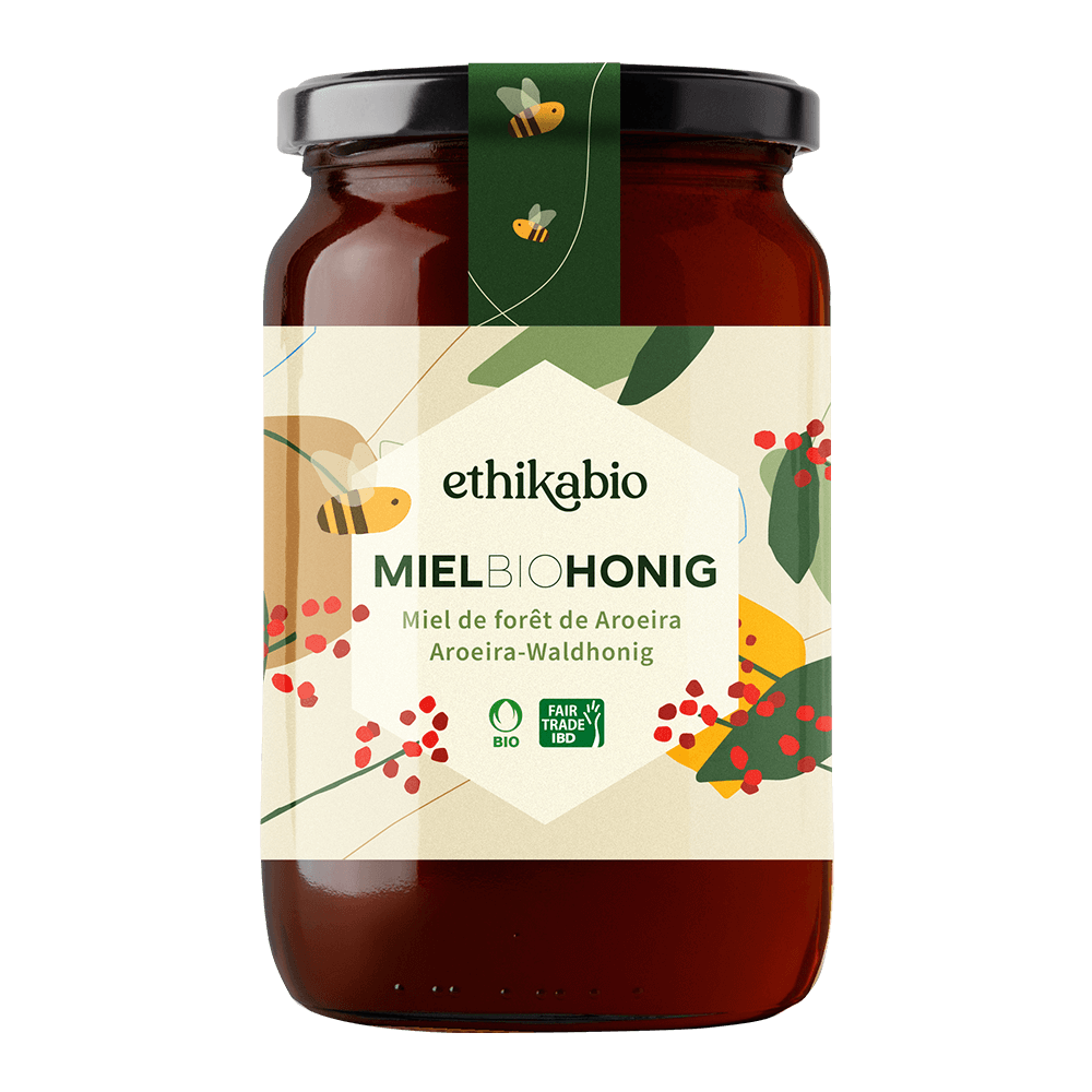 Miel bio honig floret de aroeira - aroeira-waldhonig