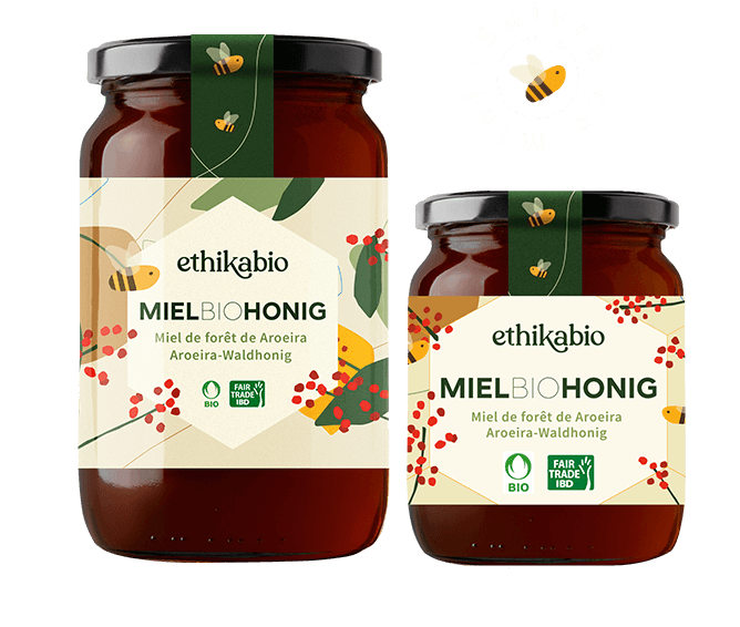 Miel bio honig floret de aroeira - aroeira-waldhonig